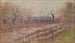 Spring Landscape Painting in an Orchard - Ladislav Mednyánszky — artwork view