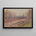 Spring Landscape Painting in an Orchard - Ladislav Mednyánszky — framed artwork on a wall