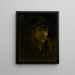 Clochard avec une pipe - Ladislav Mednyánszky — framed artwork on a wall
