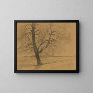 Tree - Ladislav Mednyánszky — framed artwork on a wall