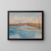 Winter Landscape Painting - Ladislav Mednyánszky — framed artwork on a wall