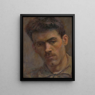 Ladislav Tresko - Head Study of a Man.webp