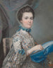 Self-portrait painting - Lady Mary Lowther — artwork view