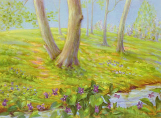 Violet blue Painting - Lafayette F. Cargill — artwork view
