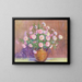 Chrysanthemum Pompon - Lafayette F. Cargill — framed artwork on a wall
