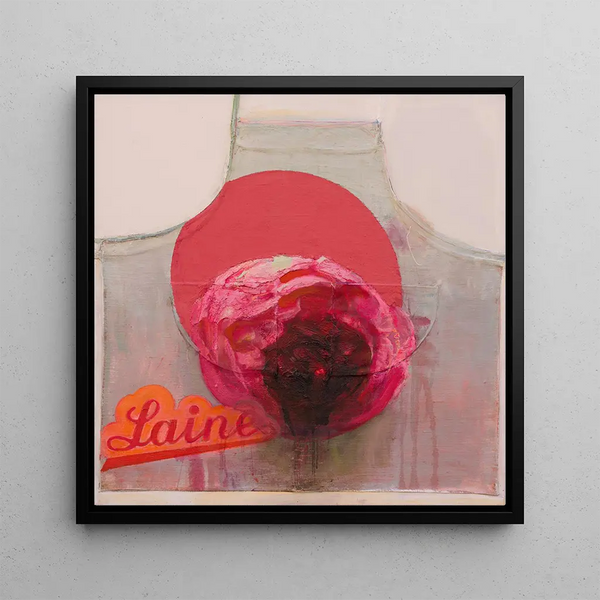 Laine et Laine IV - Tiit Psuke — framed artwork on a wall
