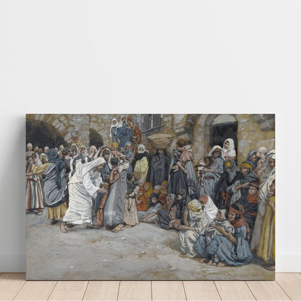 Reproduction of the painting Laissez les petits enfants venir à moi - James Tissot