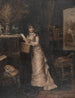 In the studio - Lajos Bruck — artwork view