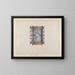 Design d'une lampe de hall - Lam Qua — framed artwork on a wall