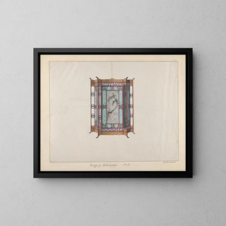 Design d'une lampe de hall - Lam Qua — framed artwork on a wall