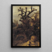 Chardon, citrouille et une chèvre - Lambert Doomer — framed artwork on a wall
