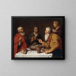 The disobedient prophet - Lambert Jacobsz — framed artwork on a wall