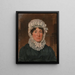 Portrait Painting of Mrs. Ben Marshall - Lambert Marshall — framed artwork on a wall