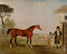 Sultan painting at the Marquis d'Exeter stud farm, Burghley House - Lambert Marshall — artwork view