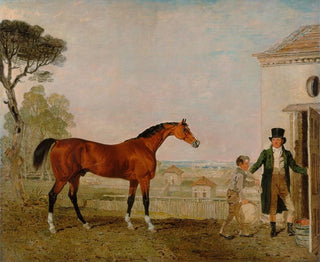 Sultan painting at the Marquis d'Exeter stud farm, Burghley House - Lambert Marshall — artwork view