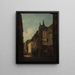 L'échauguette of the Schomberg hotel, corner of Bailleul and Jean Tison streets - Lambert Noll — framed artwork on a wall
