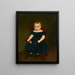 Portrait of a Child - Lambert Sustris — framed artwork on a wall
