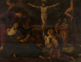 Calvaire Painting - Lambert van Noort — artwork view