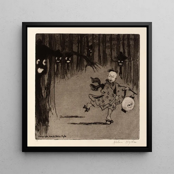 Lanternes de Gobelin - Helen Hyde — framed artwork on a wall