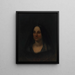 Portrait of Mrs. Millard Fillmore - Lars Gustaf Sellstedt — framed artwork on a wall