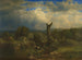 Summer Landscape Painting, approaching storm - Lars Hertervig — artwork view