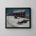 Christmas Celebration Painting - Lars Jorde — framed artwork on a wall