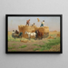 Fenaison - László Pataky von Sospatak — framed artwork on a wall