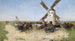Moulin dans un vaste paysage de puszta - László Pataky von Sospatak — artwork view