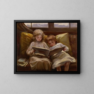 Interesting History - Laura Muntz Lyall — framed artwork on a wall