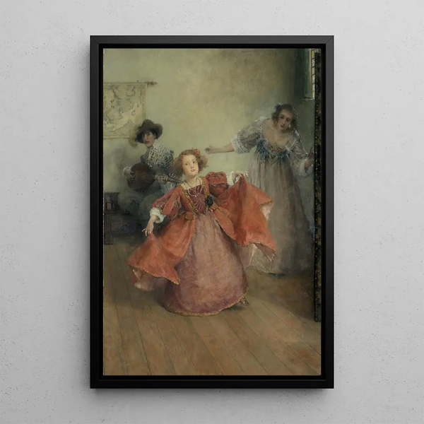 Airs et grâces - Laura Theresa Alma-Tadema — framed artwork on a wall