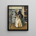 The biblical lesson - Laura Theresa Alma-Tadema — framed artwork on a wall