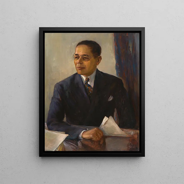 George Edmund Haynes - Laura Wheeler Waring — framed artwork on a wall