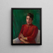 Portrait of a Lady - Laura Wheeler Waring — framed artwork on a wall