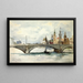 Exposition de 1900, le pont de l'Alma - Laure Brouardel — framed artwork on a wall
