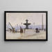 La place de la Concorde pendant la Grande Guerre - Laure Brouardel — framed artwork on a wall