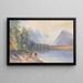 Lac Diamant Wakatipu - Laurence William Wilson — framed artwork on a wall