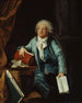 Portrait of Mirabeau 1749-1791 in his study room - Laurent Dabos — artwork view