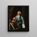 Portrait of Mirabeau 1749-1791 in his study room - Laurent Dabos — framed artwork on a wall