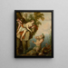 Glaucus and Scylla - Laurent de La Hyre — framed artwork on a wall