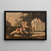Narcissus Painting - Laurent de La Hyre — framed artwork on a wall