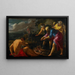 Saint Paul naufragé à Malte - Laurent de La Hyre — framed artwork on a wall