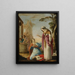 The miracle of Saint Elizabeth of Hungary - Laurent de La Hyre — framed artwork on a wall
