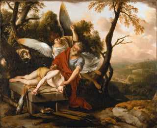 The Sacrifice of Isaac - Laurent de La Hyre — artwork view