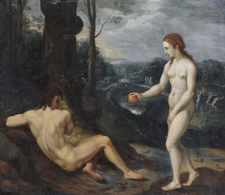 The Temptation of Adam and Eve - Laurentius de Neter — artwork view