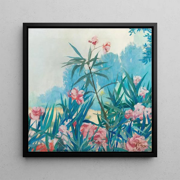 Laurier-rose - Ramon Casas — framed artwork on a wall
