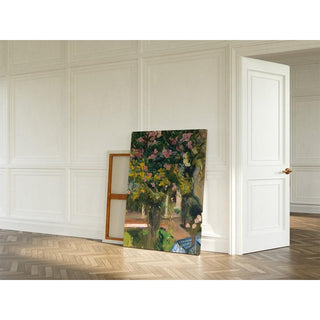 Lauriers-roses, cour de la maison de l'artiste - Joaquín Sorolla | Reproduction Tableau Décoration murale affiche copie