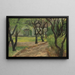 A winding path - Laurits Andersen Ring — framed artwork on a wall