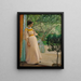with French Windows, The Artist's Wife - Laurits Andersen Ring — framed artwork on a wall