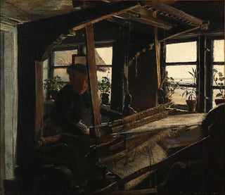 Interior of Hanehoved, fishing village at Melby Sogn - Laurits Andersen Ring — artwork view