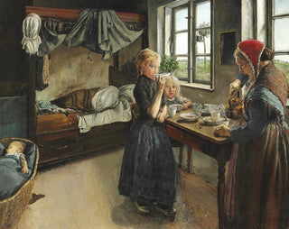 Interior painting of the village of Ring - Laurits Andersen Ring — artwork view
